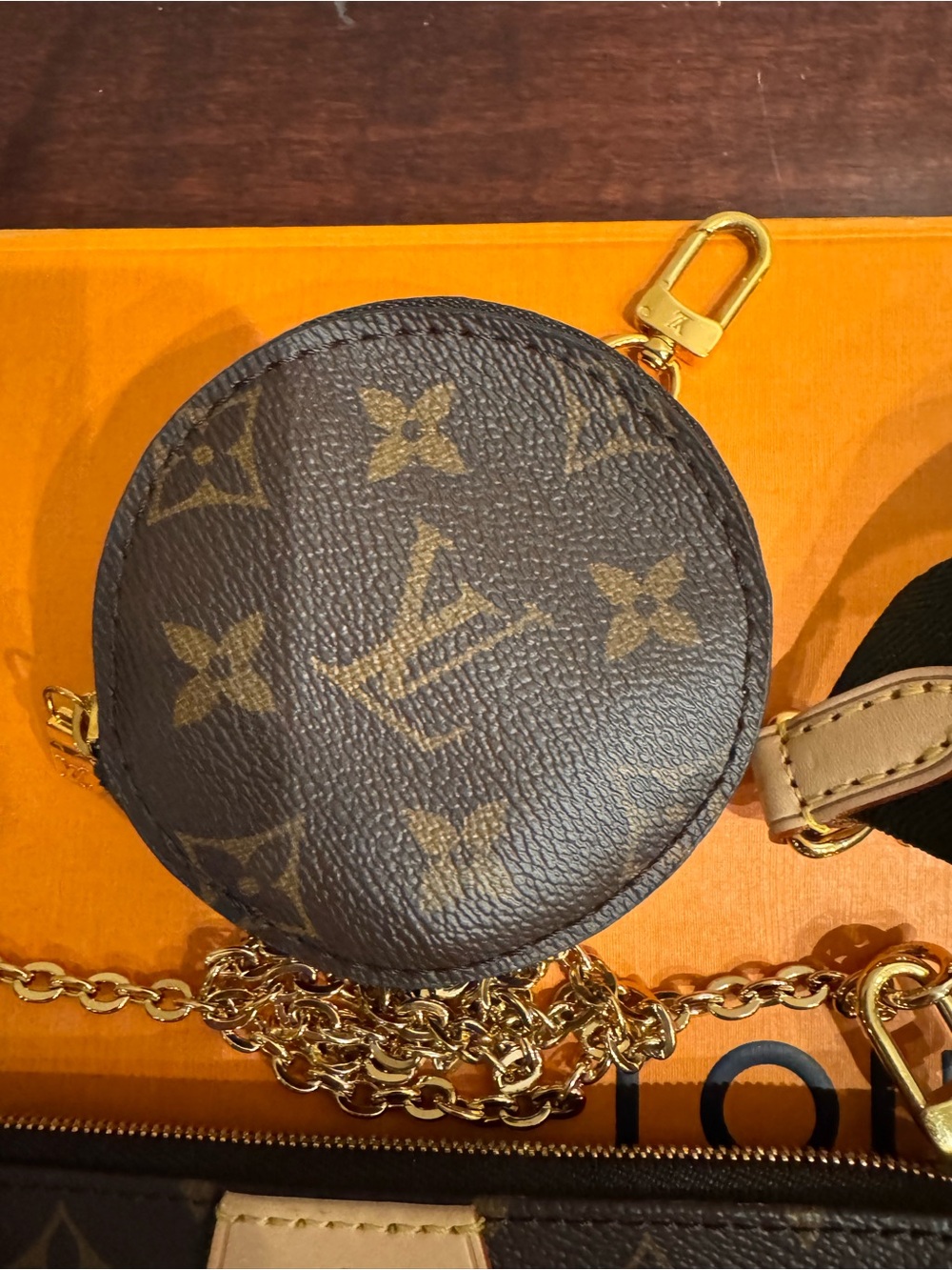 Authentic LOUIS VUITTON Monogram Multi Pochette Accessories Kaki 🛍 - Picture 8 of 16